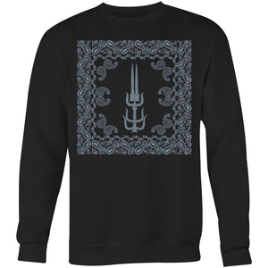 The Turban Kings Paisley Gajga Front and Back - Crew Sweatshirt