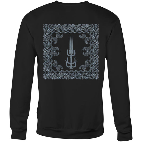 The Turban Kings Paisley Gajga Front and Back - Crew Sweatshirt